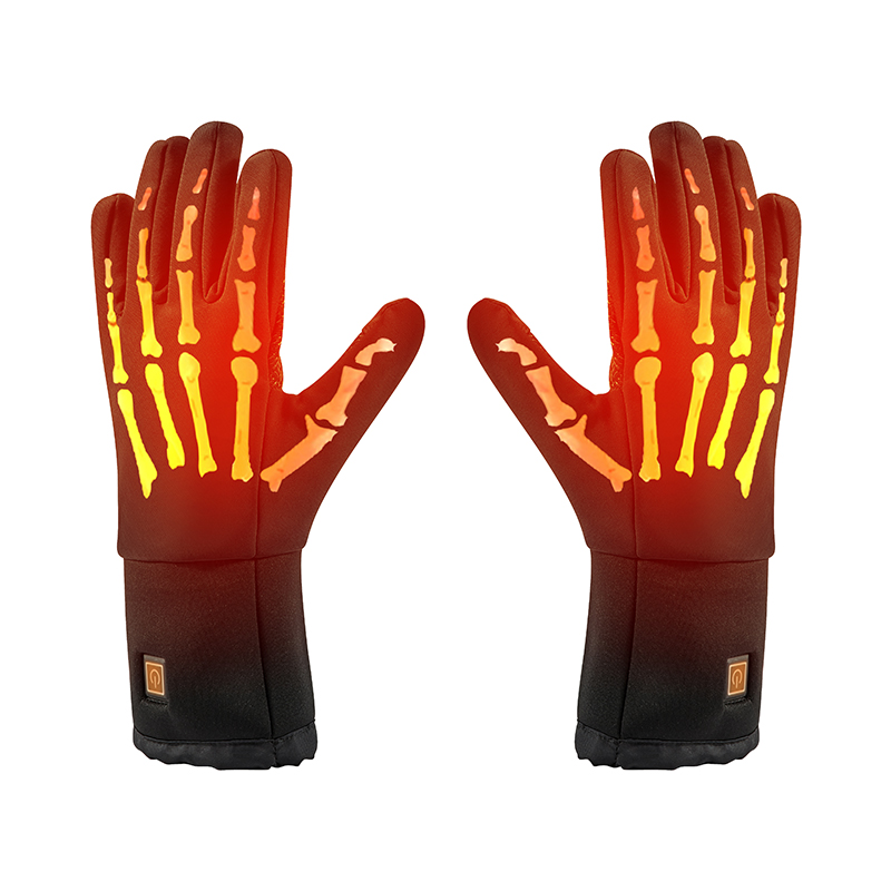 Elektryczne wodoodporne ciepłe rękawice do jazdynanartach, regulowane rękawice grzewcze temperatury dla mężczyzn/WOMEN
